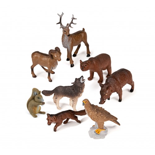 Игровой набор фигурок Miniland Forest Animals 8 шт 25126