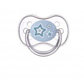 Пустышка силиконовая симметричная Canpol babies Newborn baby 0-6 мес Голубой 22/580