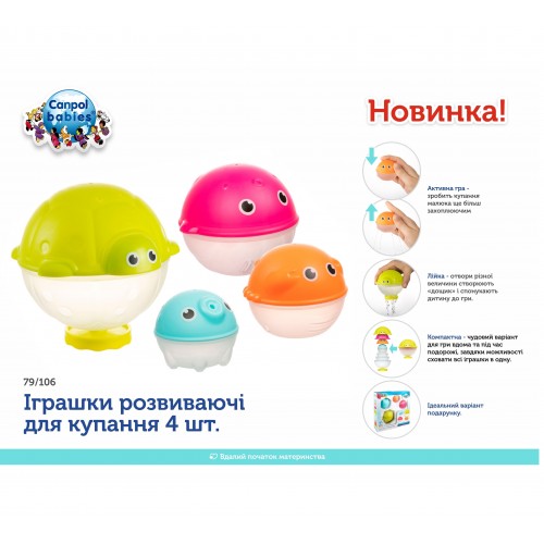 Игровой набор для купания Canpol babie 79/106