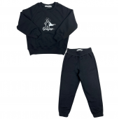 Детский костюм для мальчика с начесом Lafleur Черный от 8 до 9 лет 370205