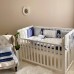 Детское постельное белье с балдахином и бортики в кроватку Маленькая Соня Royal синий Синий 0160183