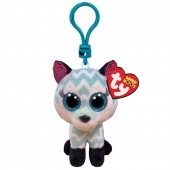 Мягкая игрушка-брелок TY Beanie Boo&#39;s Голубая лиса Atlas 12 см 35249