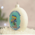 Елочная игрушка Santa Shop Патриотическая Все буде Україна - Гусак Белый 9 см 4820001152937