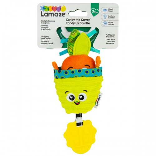 Детская игрушка на коляску Lamaze Морковка с прорезывателем L27381