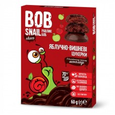 Конфеты Eco Snak Яблоко и вишня в черном шоколаде 60 г 1740465