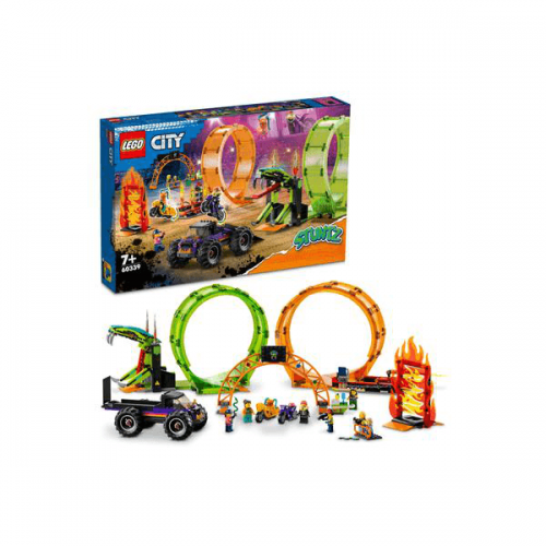 Конструктор LEGO City Stuntz Двойная петля каскадерской арены 60339