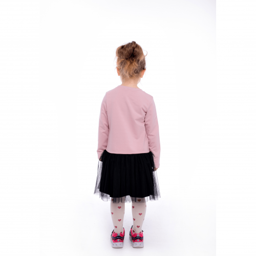 Детское платье для девочки Vidoli от 3.5 до 5.5 лет Пудровый G-21888W
