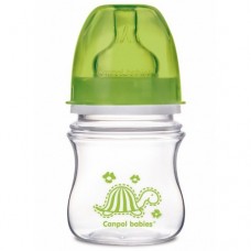 Антиколиковая бутылочка с широким горлышком Canpol babies EasyStart , Цветные зверушки, 120 мл