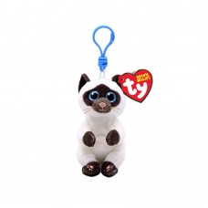 Мягкая игрушка брелок TY Beanie Bellies Сиамская кошка MISO 12 см 43106