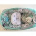 Кокон для новорожденных Happy Luna BabyNest Standart Коте Мятный/Серый 0123