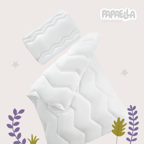 Детское одеяло Papaella Comfort Зигзаг Белый 100х135 см 8-08723