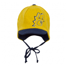 Вязаная шапка детская демисезонная Broel Желтый 9 месяцев - 1,5 года CD
