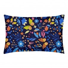 Детская наволочка на подушку Cosas 40х60 см Синий/Оранжевый ButterfliesBlue_40