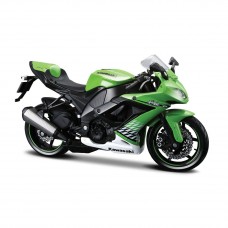 Модель мотоцикла Maisto Kawasaki Ninja ZX-10R 1:12 Зеленый 31101-8