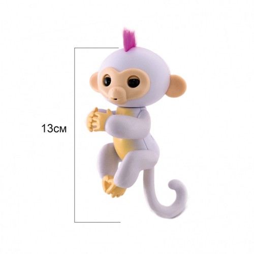 Интерактивная игрушка Happy Monkey White Белый THM6005