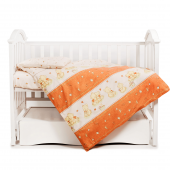 Детское постельное белье в кроватку Twins Comfort Терракотовый 3 элем 3051-C-018