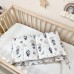 Детское постельное белье и бортики в кроватку Маленькая Соня Baby Dream Пингвин Синий/Бежевый 0203152