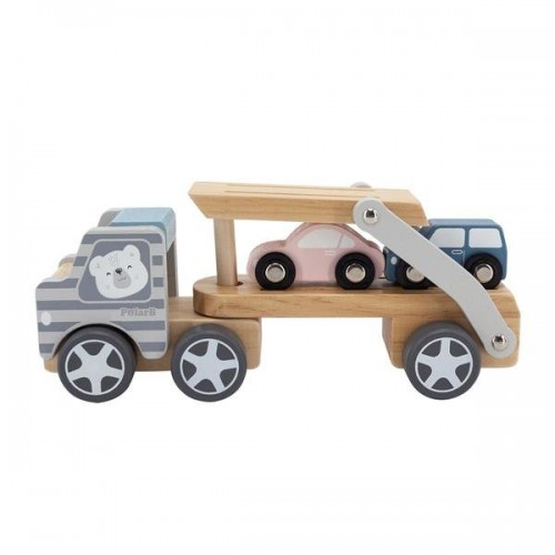 Детская игрушка из дерева машинка Viga Toys PolarB Автовоз 44014