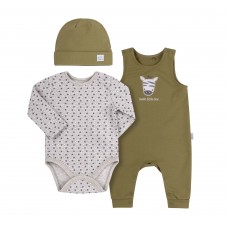 Набор одежды для новорожденных Bembi 1 - 6 мес Трикотаж Хаки КП252