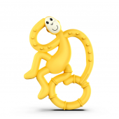 Игрушка-прорезыватель Matchistick Monkey Танцующая обезьянка, 14 см, желтый