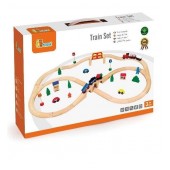 Игрушка Viga Toys Железная дорога 56304 49 шт