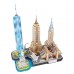 3D пазл CubicFun City Line Нью-Йорк 123 шт MC255h