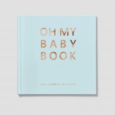 Книга альбом для новорожденных Oh My Baby Book Для мальчика Голубой 3001