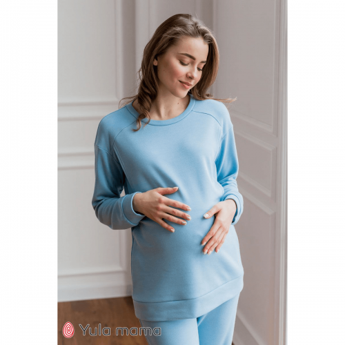 Пижама для беременных и кормящих Юла Мама Wendy Голубой NW-5.7.2