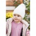 Вязаная шапка детская Magbaby Alen 6-24 мес Молочный 108020