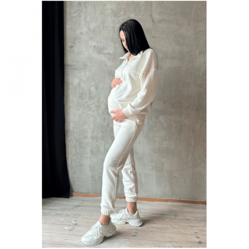 Cпортивний костюм для беременных Dianora Трикотаж Молочный 2301(2228) 1456