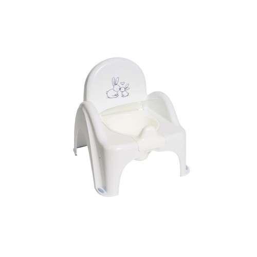 Горшок стульчик Tega baby Зайчики Белый KR-012-103