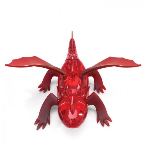 Интерактивная игрушка наноробот Hexbug Dragon Single на ИК управлении Красный 409-6847 red