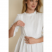 Летнее платье для беременных и кормящих To Be Белый 4501746