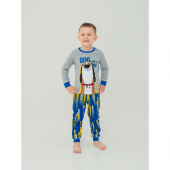 Пижама для мальчика Smil Серый от 4 до 6 лет 104523
