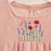 Платье детское ELA Textile&Toys Ukraine Цветы 7 - 9 лет Велюр Розовый EDV002PW