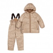 Зимняя куртка и полукомбинезон детский Bembi 9 - 18 мес Водоотталкивающая плащевка Бежевый КС757