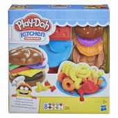 Набор для творчества пластилин Hasbro Play-Doh Food role play Burger N Fries Set E5112_E5472