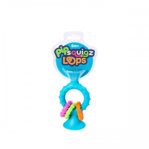 Погремушка прорезыватель для зубов Fat Brain Toys pipSquigz Loops F166ML