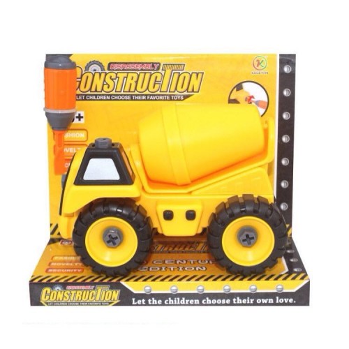 Разборная модель бетономешалки Kaile Toys KL702-8 с отверткой