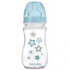 Антиколиковая бутылочка Canpol Babies Easystart Newborn baby, 240 мл, голубые звезды
