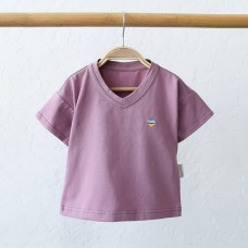Детская футболка Magbaby Roomy с вышивкой от 3 мес до 3 лет Темно-розовый 104721