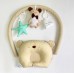 Кокон для новорожденных Happy Luna BabyNest Plush Мишка 3 Бежевый 0142