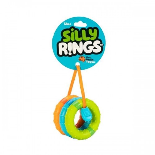 Развивающая игрушка тактильная Fat Brain Toys SillyRings Магнитные кольца F269ML