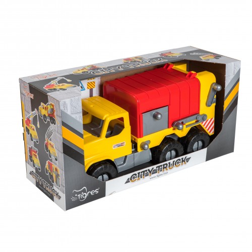 Модель машинки Тигрес City Truck Мусоровоз 39369