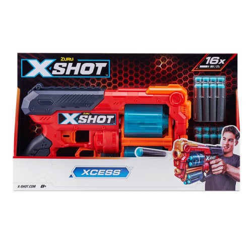 Детская игрушка бластер Zuru X-Shot Red Excel Xcess TK-12 36436R