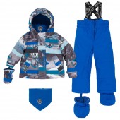Зимний костюм (куртка и полукомбинезон) Deux par Deux Princess Blue 469 36 мес (96-102 см)