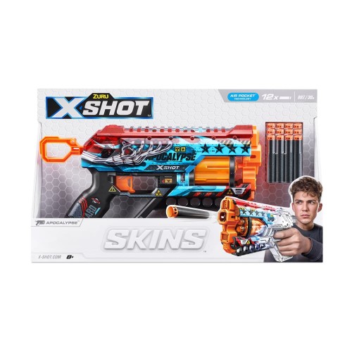 Детская игрушка бластер Zuru X-Shot Skins Griefer Apocalypse 36561E