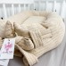 Кокон для новорожденных Oh My Kids Soft OMK Beige Пике Бежевый Кокос 2 см КК-250-OMK