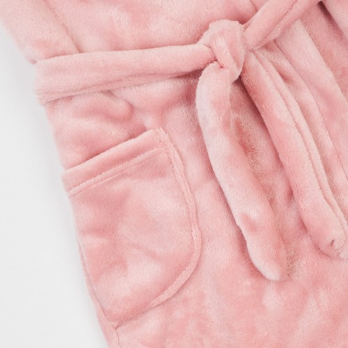 Махровый халат для детей ЛяЛя 10 - 13 лет Велсофт Темно-розовый 16МХ102_5-261