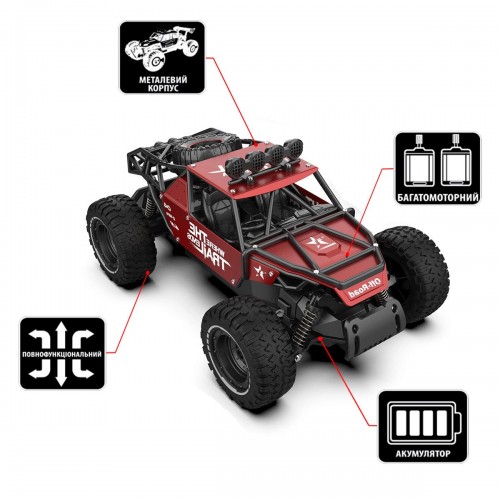 Машинка на радиоуправлении Sulong Toys Off-Road Crawler Race 1:14 Красный SL-309RHMR